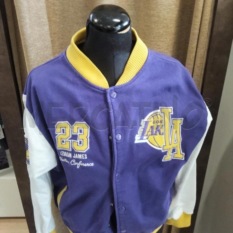 FELPA VIOLAGIALLA BIANCA NBA LOS ANGELES LAKERS | Mercatino dell'Usato Domodossola 2