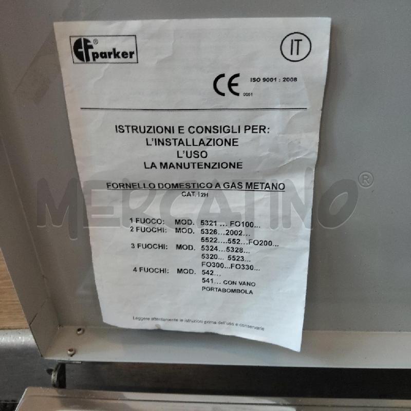 FORNELLETTO A GAS METANO (NO BOMBOLA) VALVOLA DI SICUREZZA | Mercatino dell'Usato Domodossola 2