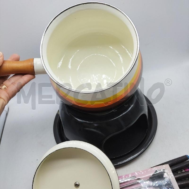 FORNELLO PER BOURGHIGNONE COMPLETO FORCHETTE | Mercatino dell'Usato Domodossola 3