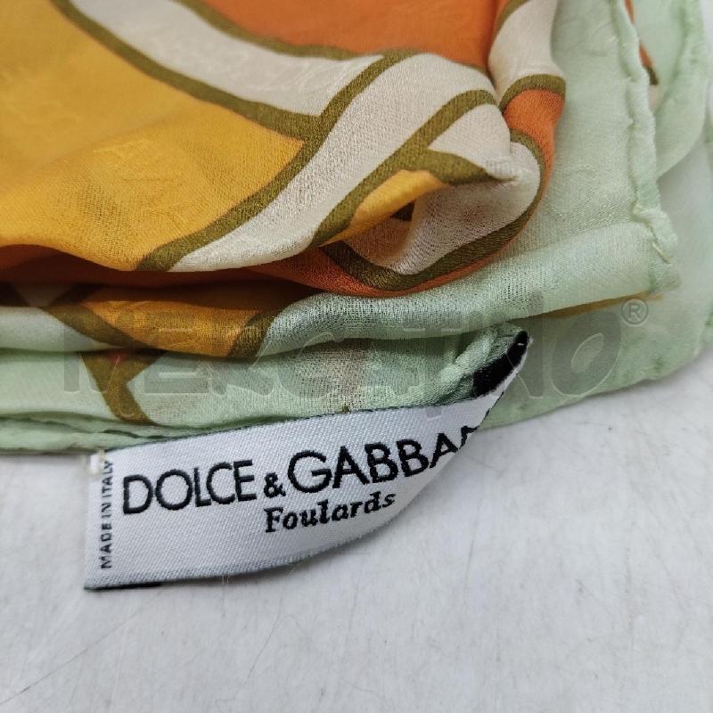 FOULARD VERDINO ARANCIONE GIALLO DOLCE&GABBANA | Mercatino dell'Usato Domodossola 2