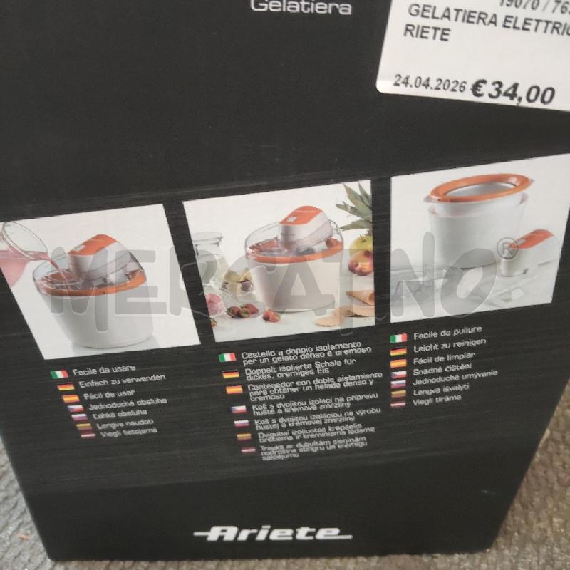 GELATIERA ELETTRICA ARIETE | Mercatino dell'Usato Domodossola 2
