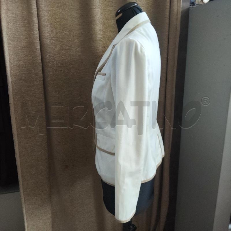 GIACCA DONNA BIANCA LUISA SPAGNOLI PROFILO BEIGE | Mercatino dell'Usato Domodossola 3