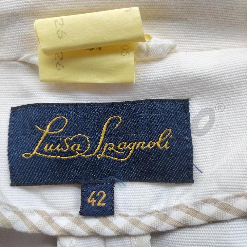GIACCA DONNA BIANCA LUISA SPAGNOLI PROFILO BEIGE | Mercatino dell'Usato Domodossola 5