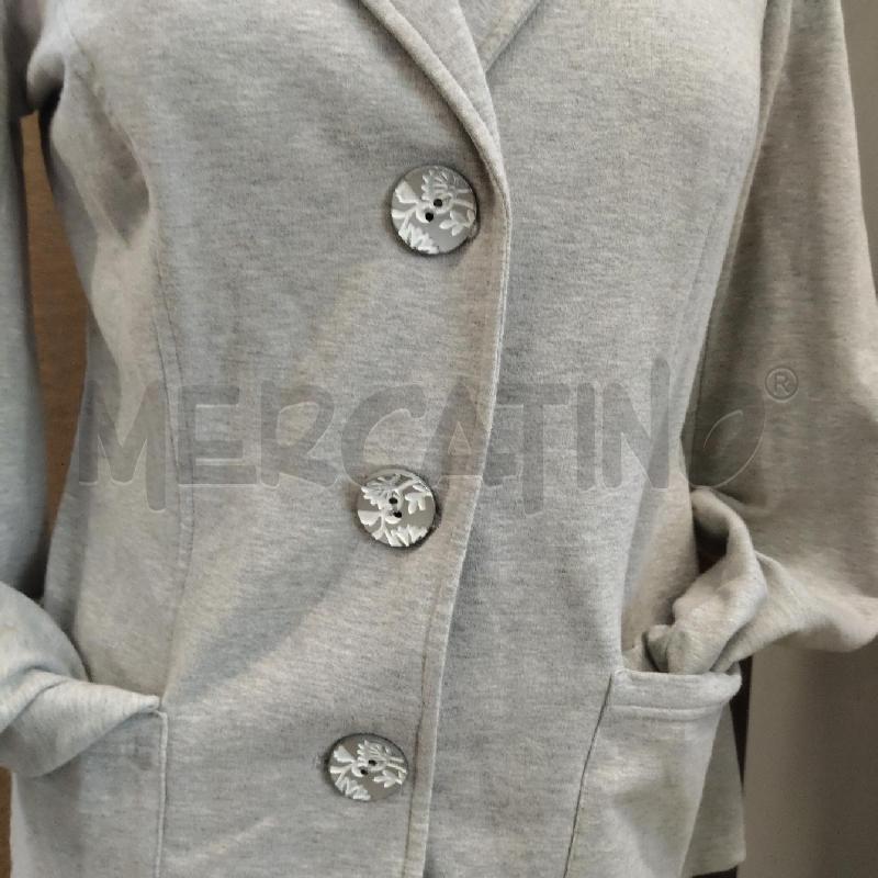 GIACCA DONNA CARACTERE GRIGIA COTONE  | Mercatino dell'Usato Domodossola 3