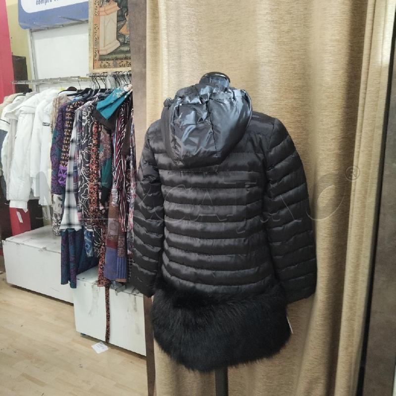 GIACCA DONNA IMBOTTITA BORDO PELLICCIA SINTENTICA ELISABETTA FRANCHI | Mercatino dell'Usato Domodossola 3