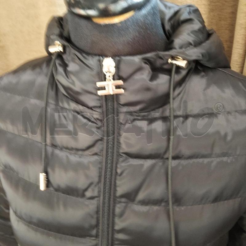 GIACCA DONNA IMBOTTITA BORDO PELLICCIA SINTENTICA ELISABETTA FRANCHI | Mercatino dell'Usato Domodossola 4