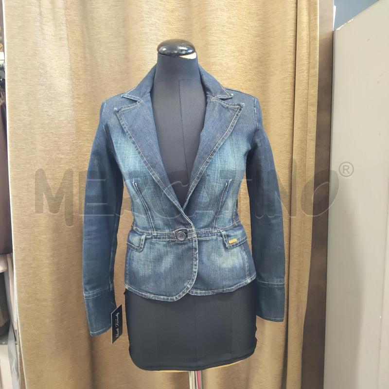 GIACCA DONNA JEANS DENIM SCURO TOMMY HILFIGER  | Mercatino dell'Usato Domodossola 1
