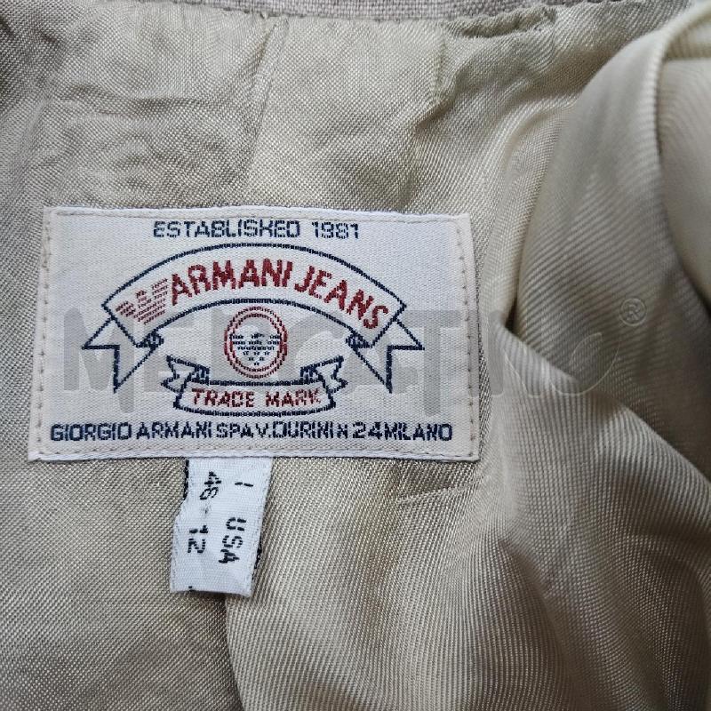 GIACCA DONNA LINO ECRU 3 BOTTONI ARMANI JEANS  | Mercatino dell'Usato Domodossola 4