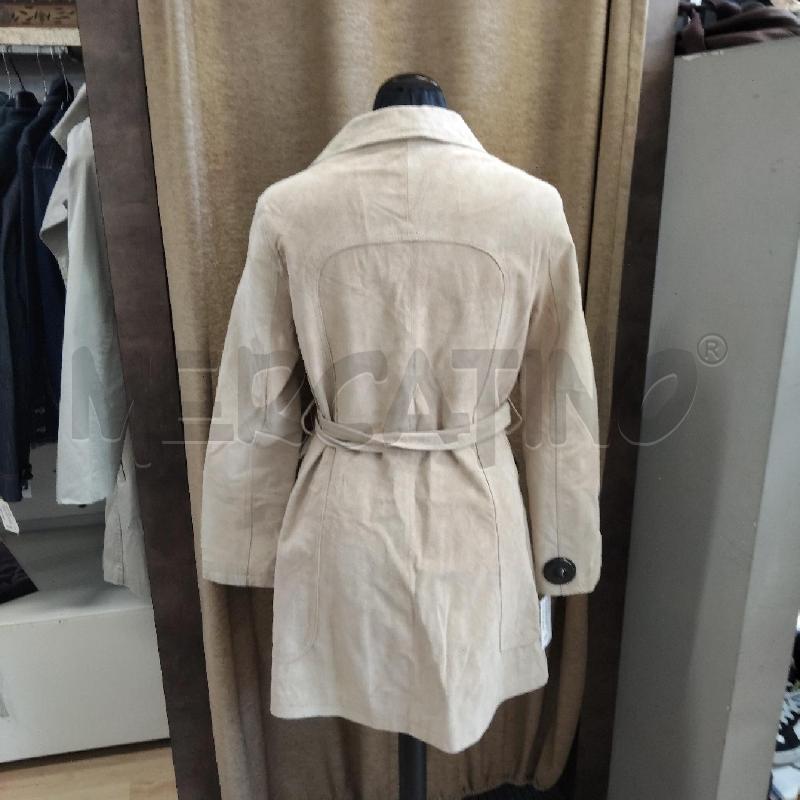 GIACCA DONNA LUNGA BEIGE PELLE SCAMOSCIATA BATA AND MORE | Mercatino dell'Usato Domodossola 4