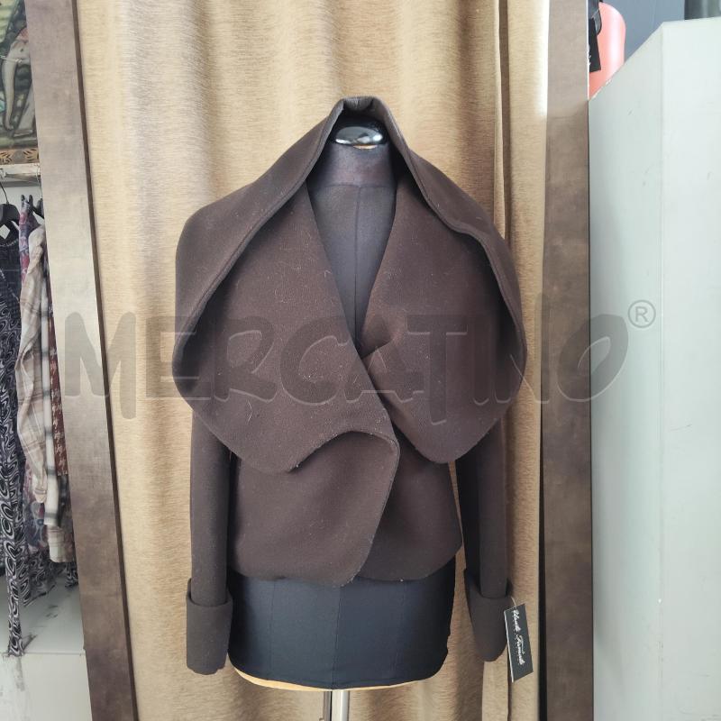 GIACCA DONNA MARRONE CAPPUCCIO CARACTERE | Mercatino dell'Usato Domodossola 1