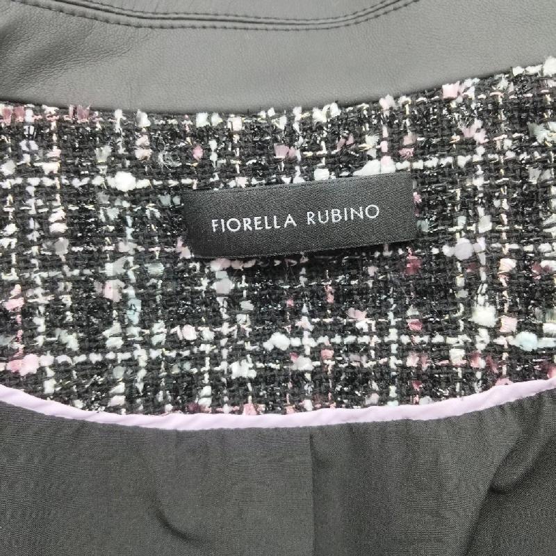 GIACCA DONNA NERA INSERTI FINTA PELLE FIORELLA RUBINO | Mercatino dell'Usato Domodossola 3