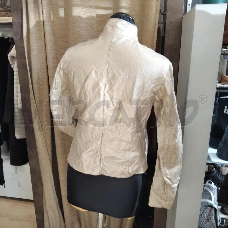 GIACCA DONNA PELLE BEIGE CERNIERA MADE IN ITALY | Mercatino dell'Usato Domodossola 3