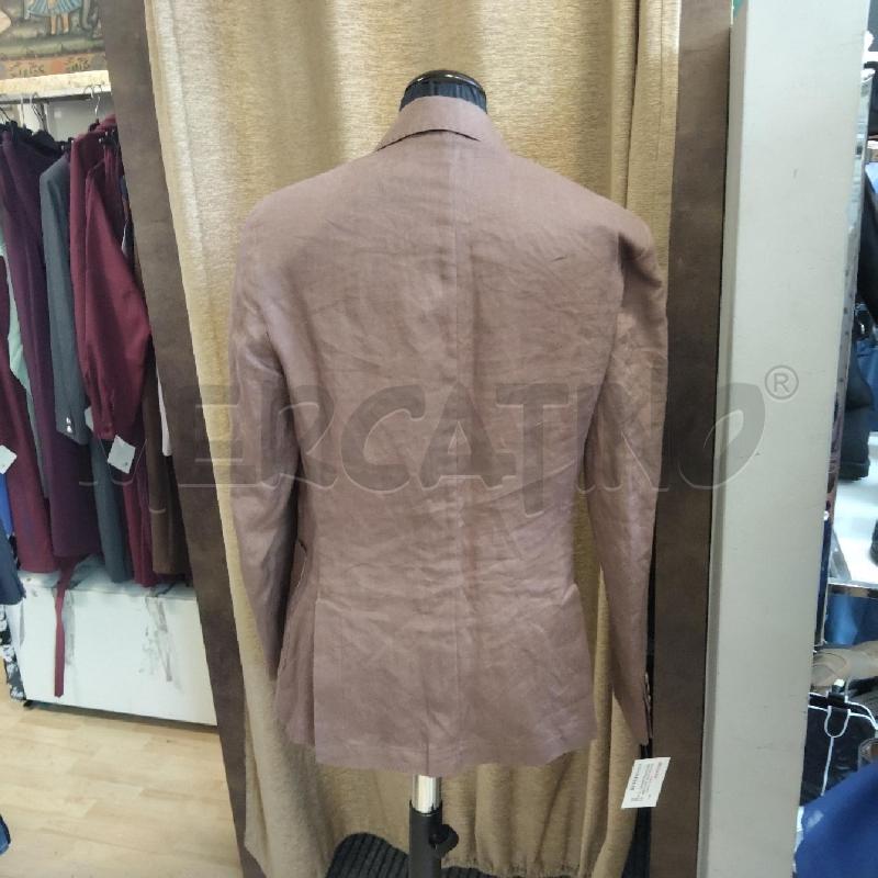 GIACCA UOMO LINO MARRONE DOPPELGANGER | Mercatino dell'Usato Domodossola 3