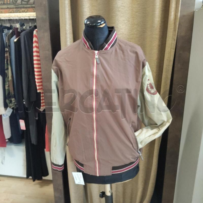 GIACCA UOMO MARRONE BEIGE TATTINI  | Mercatino dell'Usato Domodossola 1