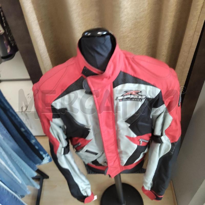 GIACCA UOMO SPEED MOTO ROSSA NERA L | Mercatino dell'Usato Domodossola 2
