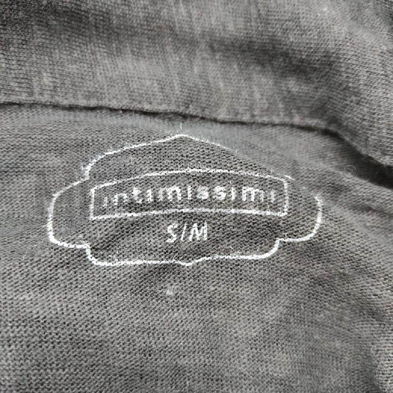 GILET DONNA NERO INTIMISSIMI LINO CON CINTURA | Mercatino dell'Usato Domodossola 4
