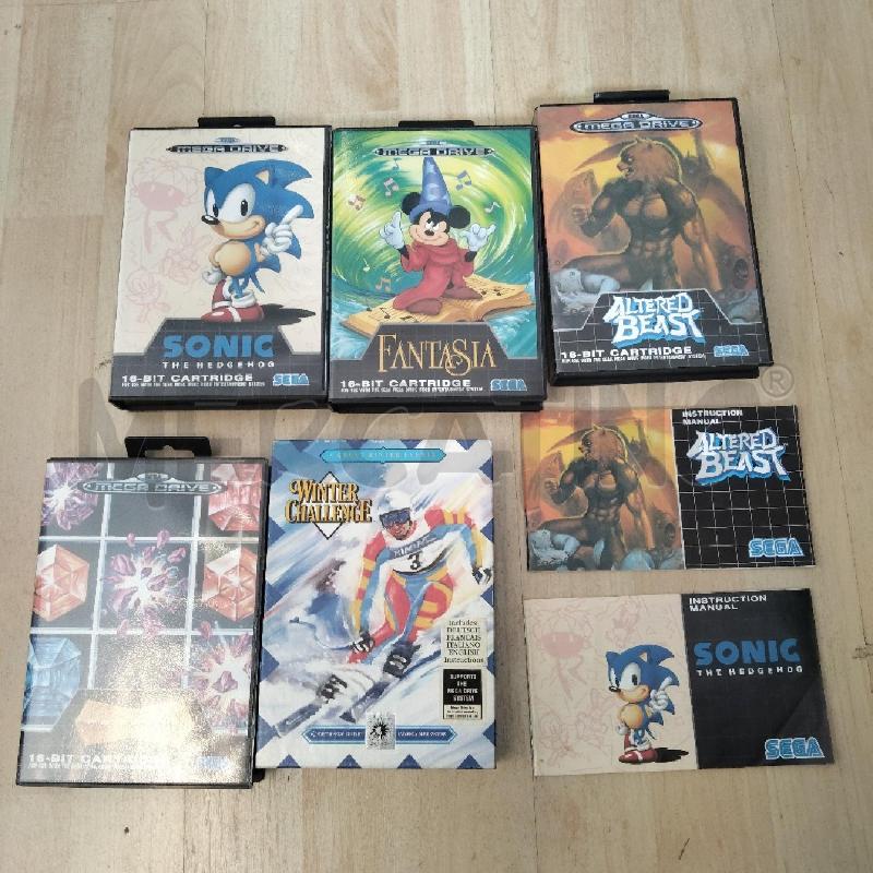 GIOCO SEGA MEGA DRIVE CON CAVI E GIOCHI | Mercatino dell'Usato Domodossola 2