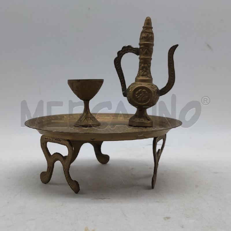 GIOCO TAVOLO 4 SEDIE ANFORA BICCHIERE OTTONE  | Mercatino dell'Usato Domodossola 3