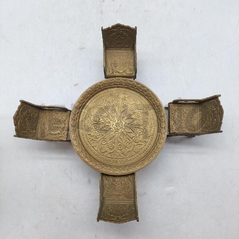 GIOCO TAVOLO 4 SEDIE ANFORA BICCHIERE OTTONE  | Mercatino dell'Usato Domodossola 4