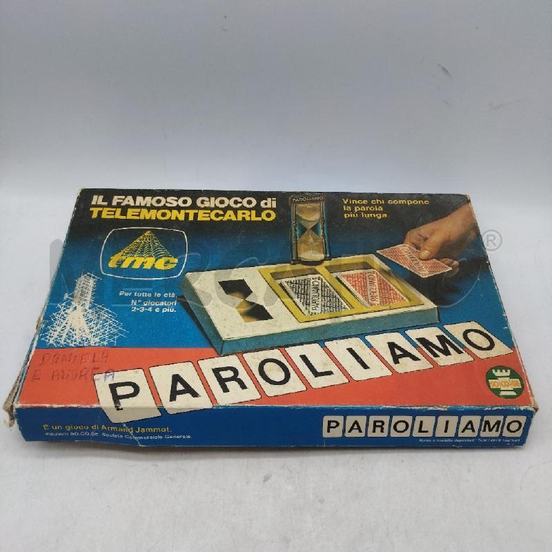 GIOCO VINTAGE PAROLIAMO | Mercatino dell'Usato Domodossola 1