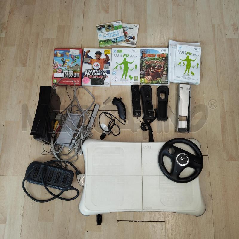 GIOCO WII COMPLETA  JOYSTICK+GIOCHI+ISTRUZIONI | Mercatino dell'Usato Domodossola 1