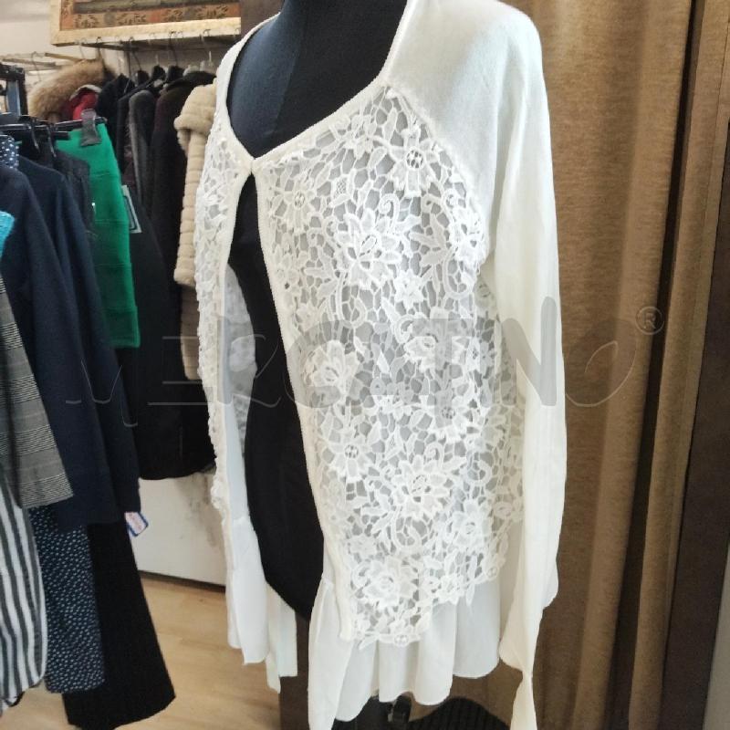 GOLFINO DONNA BIANCO PARTE PIZZO DAVANTI OLTRE | Mercatino dell'Usato Domodossola 2