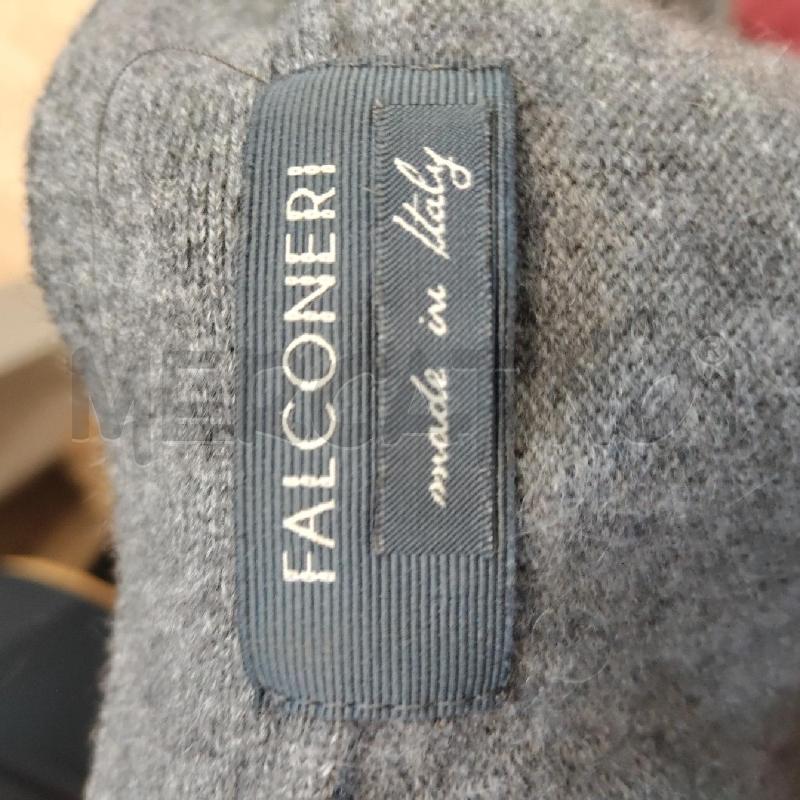 GOLFINO DONNA FALCONERI GRIGIO BOTTONI TASCHE LUNGO  | Mercatino dell'Usato Domodossola 3