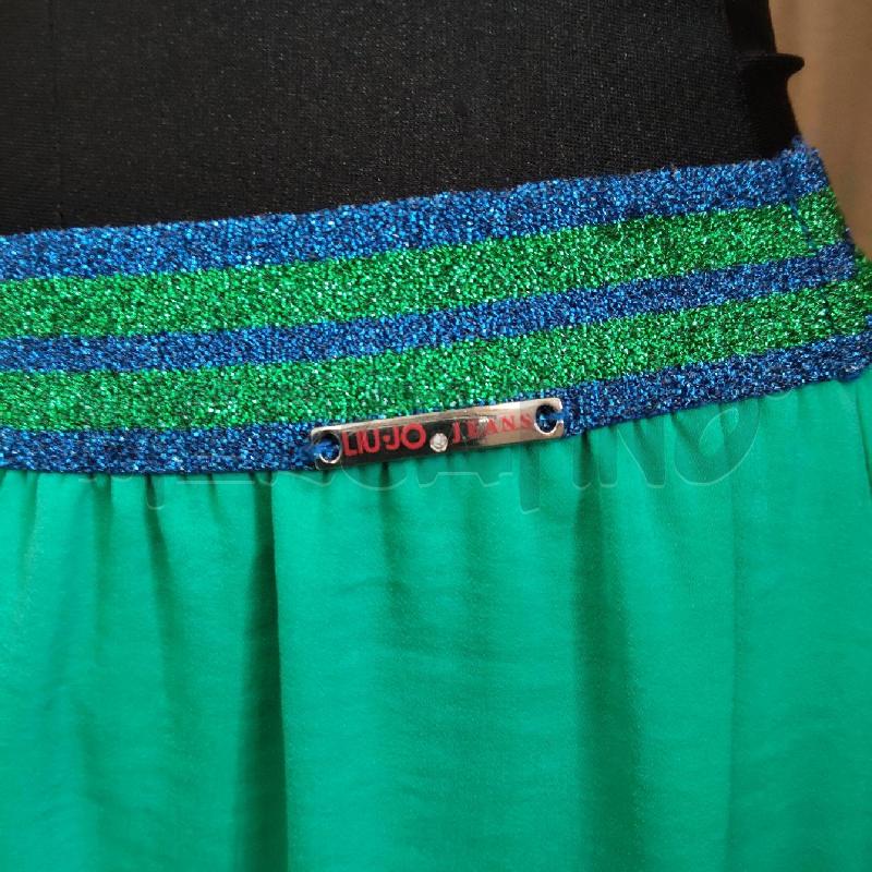 GONNA VERDE LIU JO BORSINO ELASTICO BRILLANTINI BLU VERDI  | Mercatino dell'Usato Domodossola 2