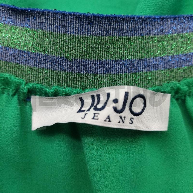 GONNA VERDE LIU JO BORSINO ELASTICO BRILLANTINI BLU VERDI  | Mercatino dell'Usato Domodossola 3