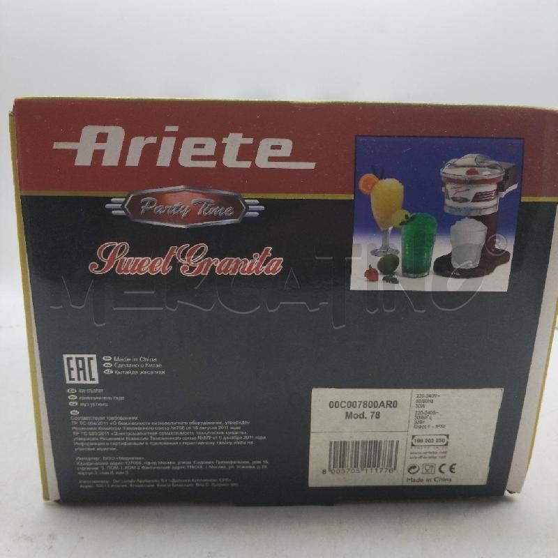 GRANITORE SORBETTERIA ARIETE | Mercatino dell'Usato Domodossola 3