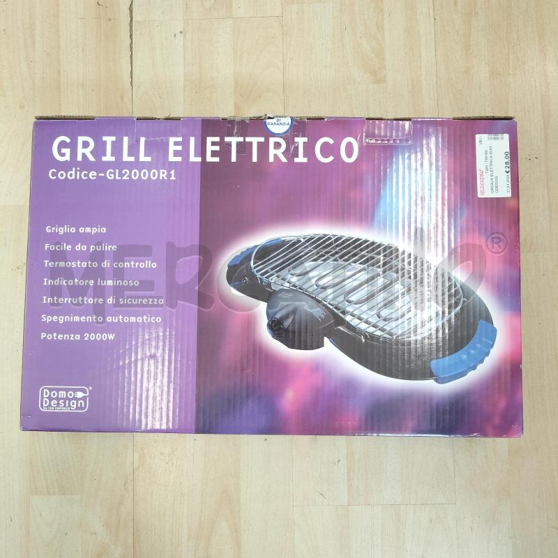 GRIGLIA ELETTRICA DOMODESIGN | Mercatino dell'Usato Domodossola 1
