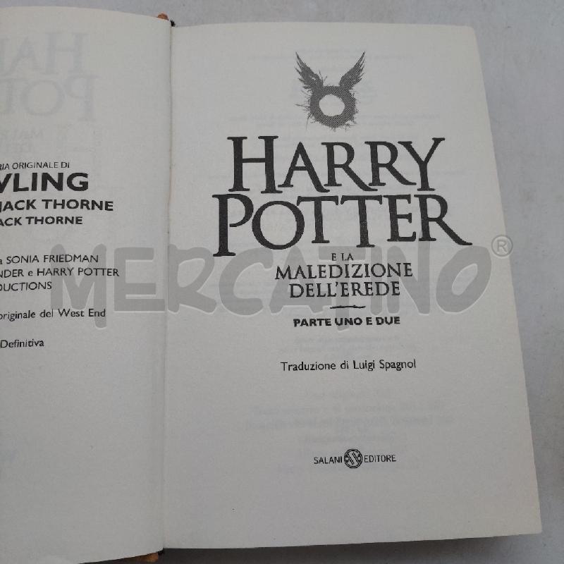 HARRY POTTER E LA ALEDIZIONE DELL'EREDE | Mercatino dell'Usato Domodossola 2