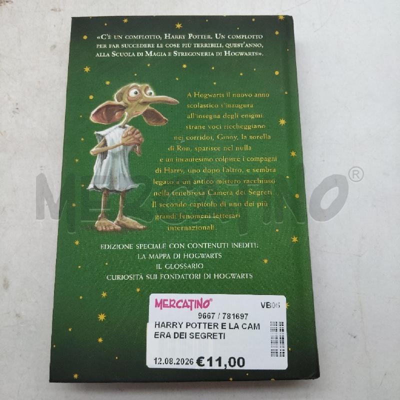 HARRY POTTER E LA CAMERA DEI SEGRETI  | Mercatino dell'Usato Domodossola 2