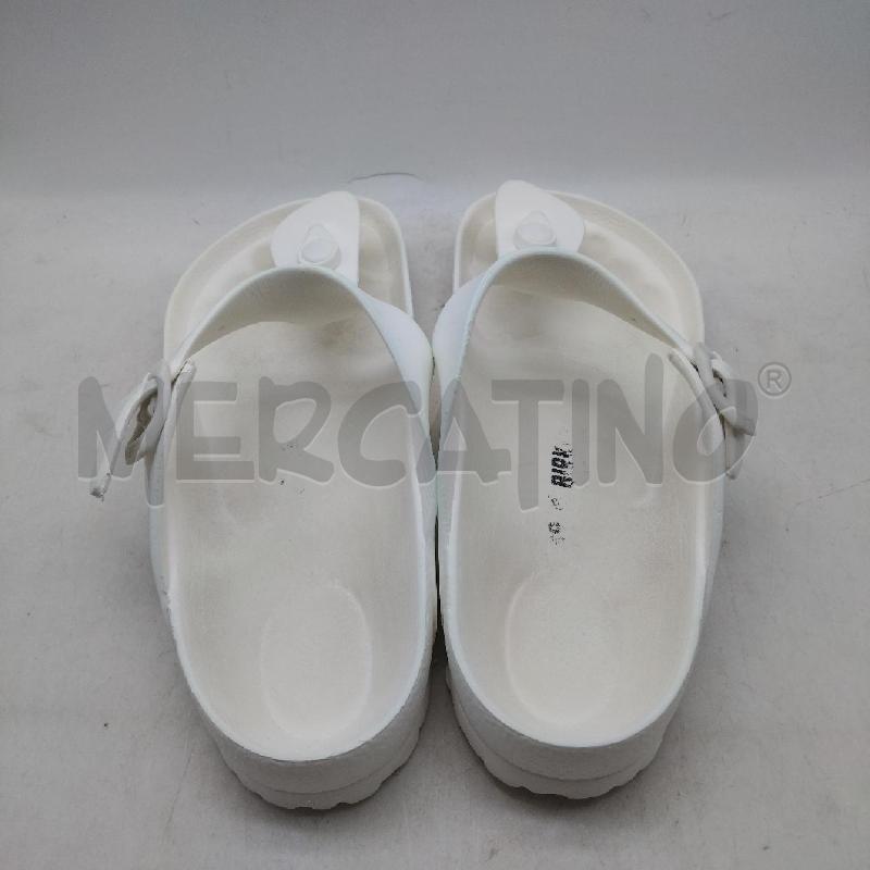 INFRADITO DONNA BIANCHE PLASTICA BIRKENSTOCK | Mercatino dell'Usato Domodossola 3