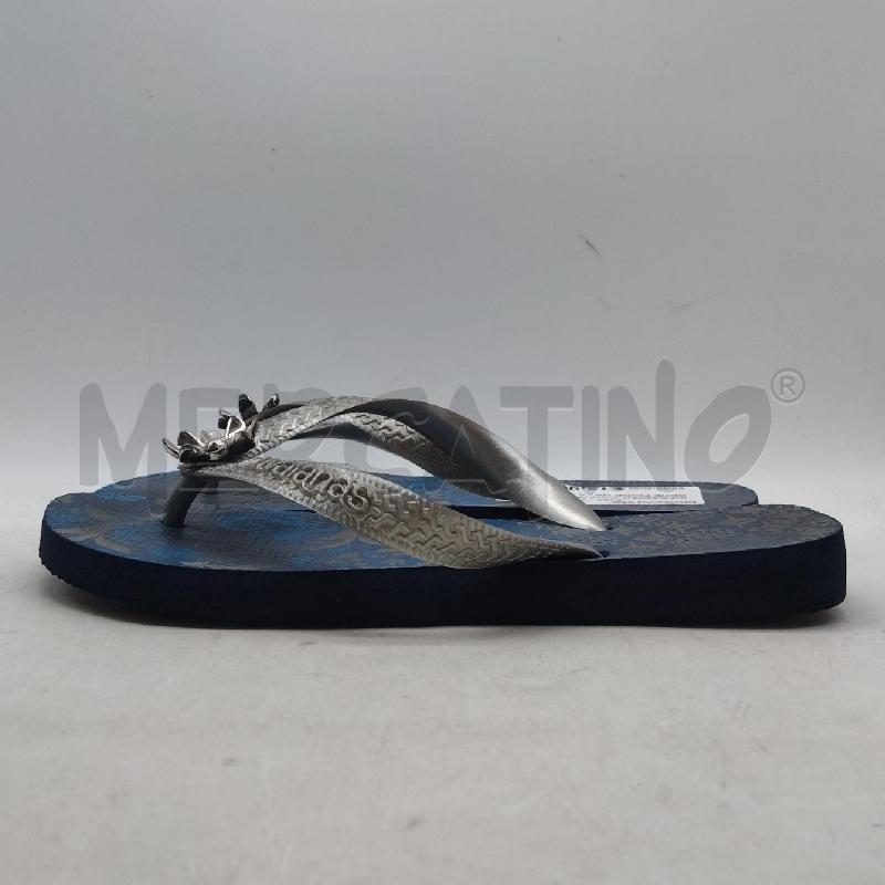 INFRADITO DONNA BLU GRIGIE FIORE HAVAIANAS | Mercatino dell'Usato Domodossola 3