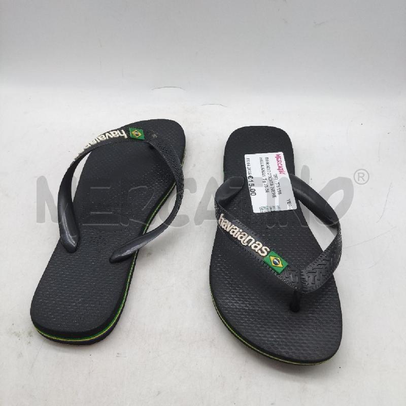 INFRADITO DONNA NERE HAVAIANAS | Mercatino dell'Usato Domodossola 1