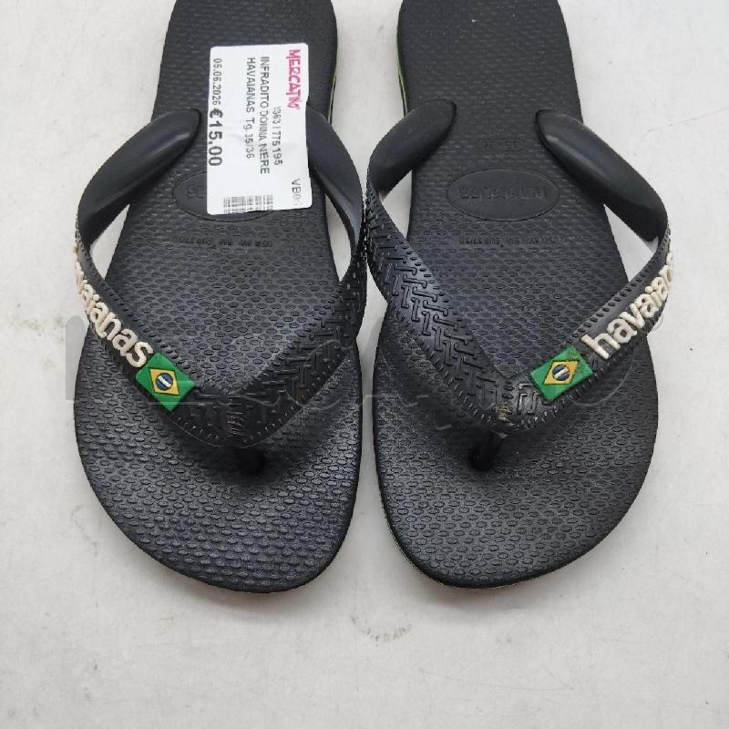 INFRADITO DONNA NERE HAVAIANAS | Mercatino dell'Usato Domodossola 2