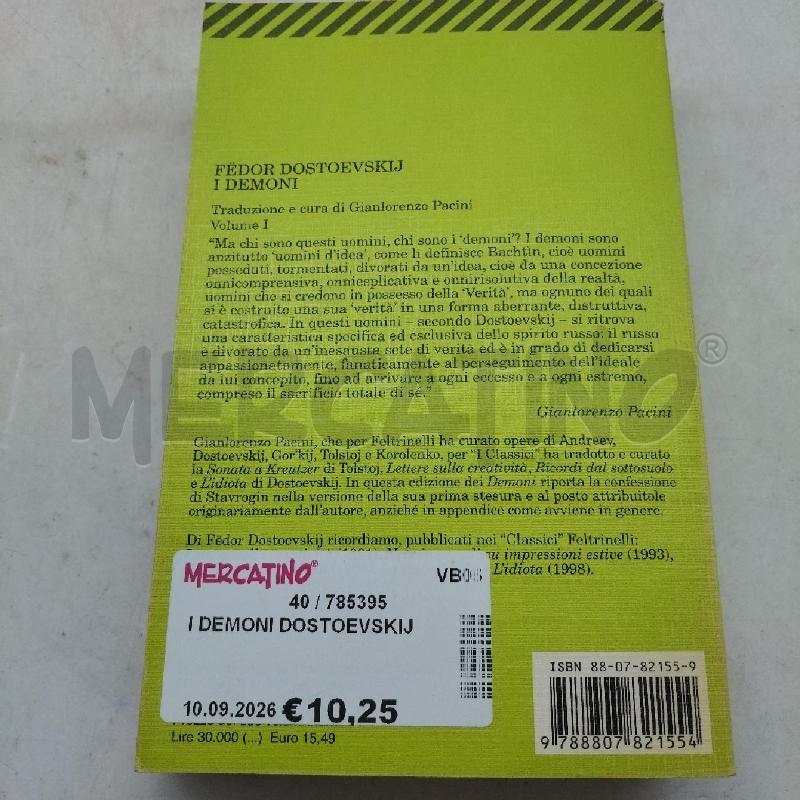 I DEMONI DOSTOEVSKIJ | Mercatino dell'Usato Domodossola 3