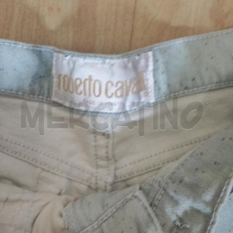 JEANS DONNA CHIARO MACCHIE BRILLANTINATE DORATE ROBERTO CAVALLI | Mercatino dell'Usato Domodossola 3