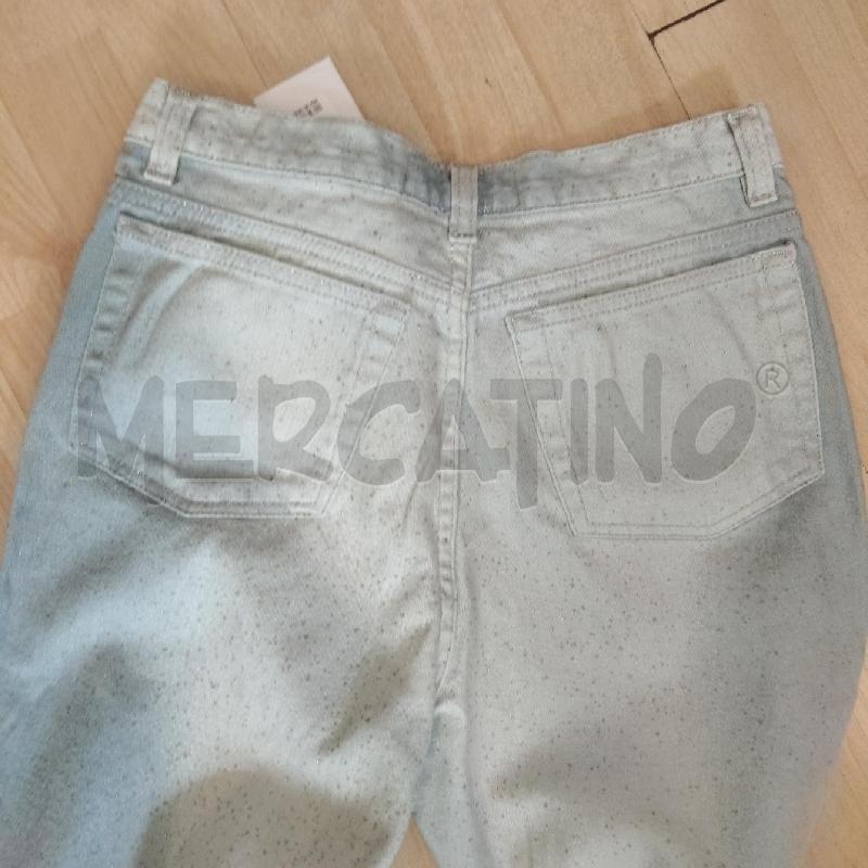 JEANS DONNA CHIARO MACCHIE BRILLANTINATE DORATE ROBERTO CAVALLI | Mercatino dell'Usato Domodossola 4
