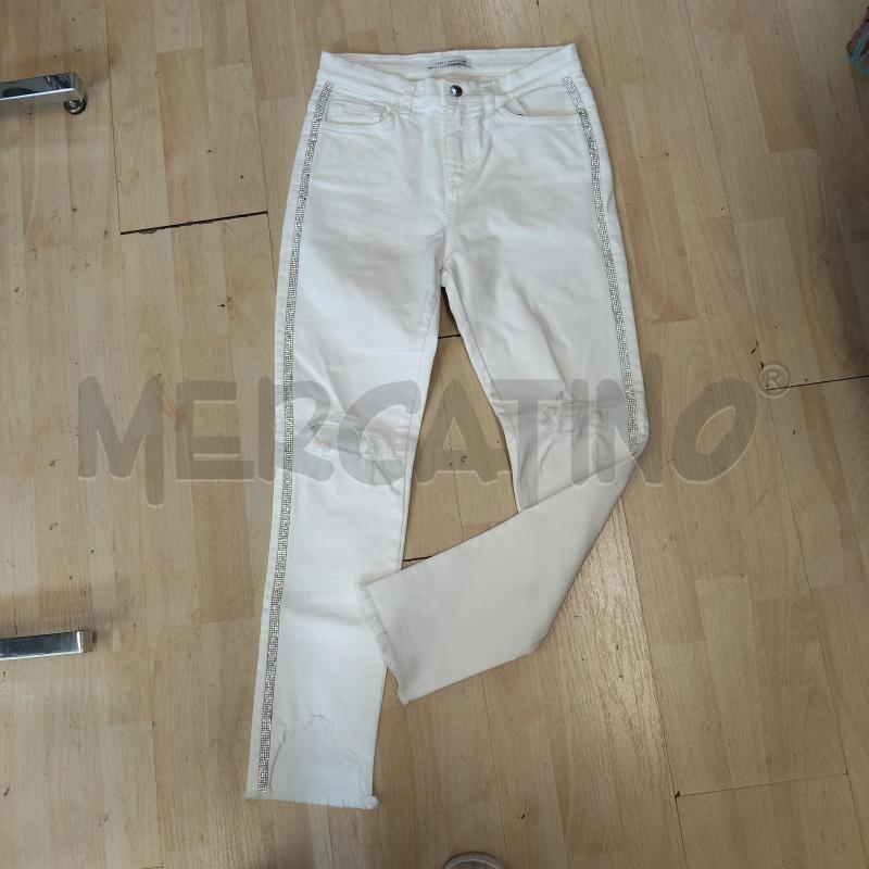 JEANS DONNA FLAVIO CASTELLANI STRISCIA BRILLANTINI  | Mercatino dell'Usato Domodossola 1