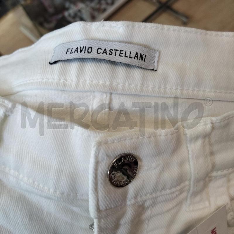 JEANS DONNA FLAVIO CASTELLANI STRISCIA BRILLANTINI  | Mercatino dell'Usato Domodossola 3