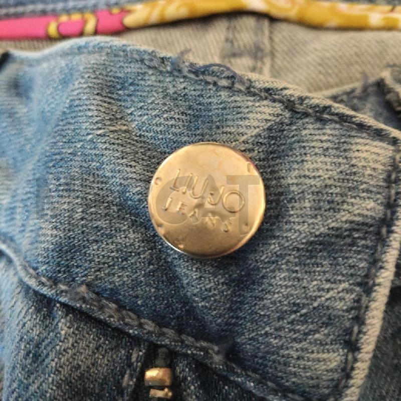 JEANS DONNA LIU JO INSERTI TASCHE PERLE CATENA | Mercatino dell'Usato Domodossola 3