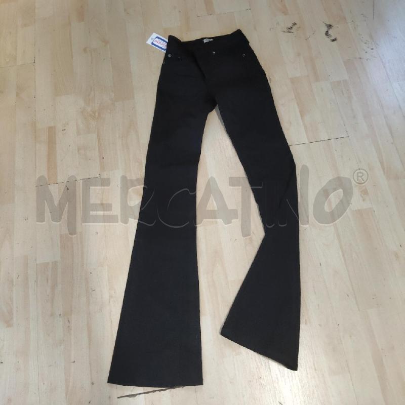 JEANS DONNA LIU JO NERO ZAMPA | Mercatino dell'Usato Domodossola 1