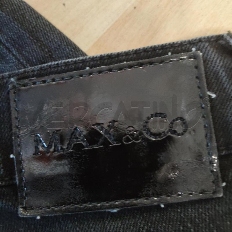 JEANS DONNA MAX&CO NERO  | Mercatino dell'Usato Domodossola 4