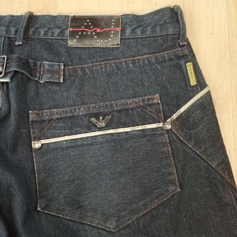 JEANS UOMO DENIM SCURO HIRO SILVER SELVAGE ARMANI JEANS | Mercatino dell'Usato Domodossola 3