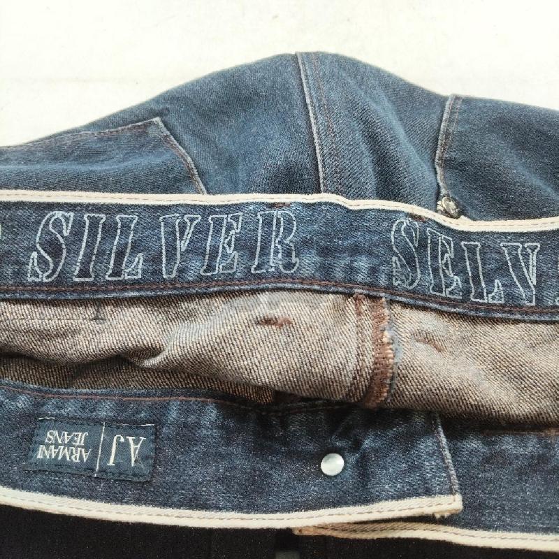 JEANS UOMO DENIM SCURO HIRO SILVER SELVAGE ARMANI JEANS | Mercatino dell'Usato Domodossola 4