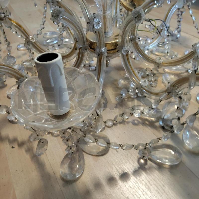 LAMPADARIO A GOCCE VETRO MURANO | Mercatino dell'Usato Domodossola 2