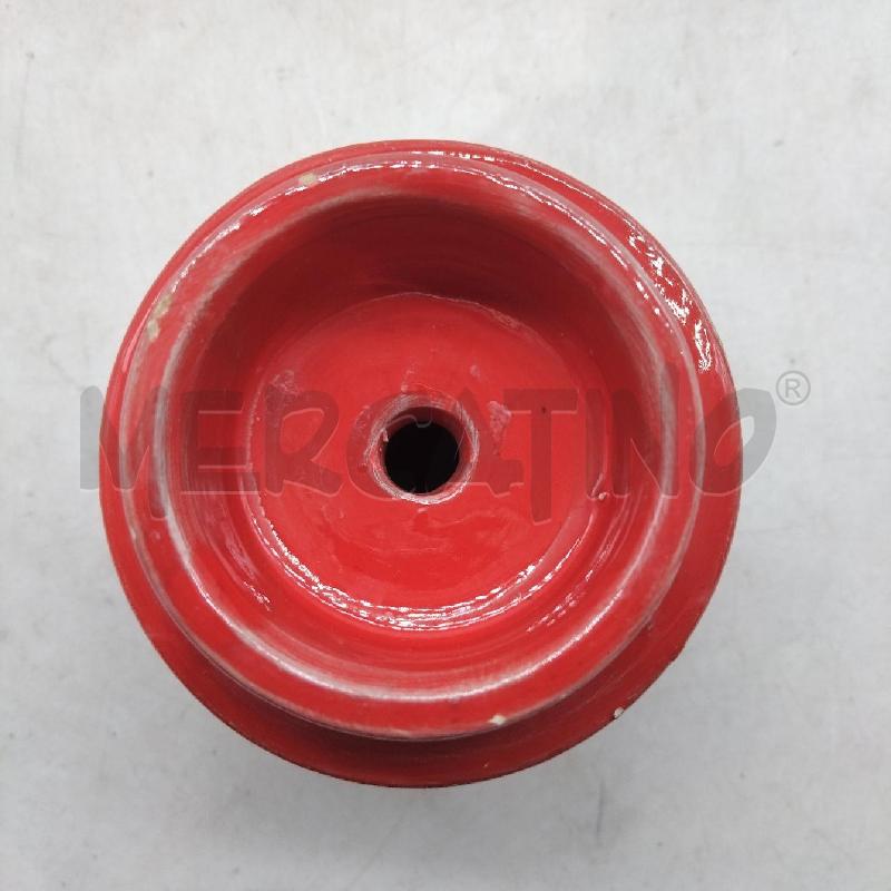 LAMPADA CERAMICA ROSSA CON LUMINO | Mercatino dell'Usato Domodossola 2