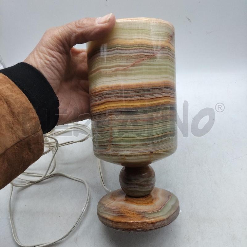 LAMPADA CILINDRICA IN ONICE | Mercatino dell'Usato Domodossola 3
